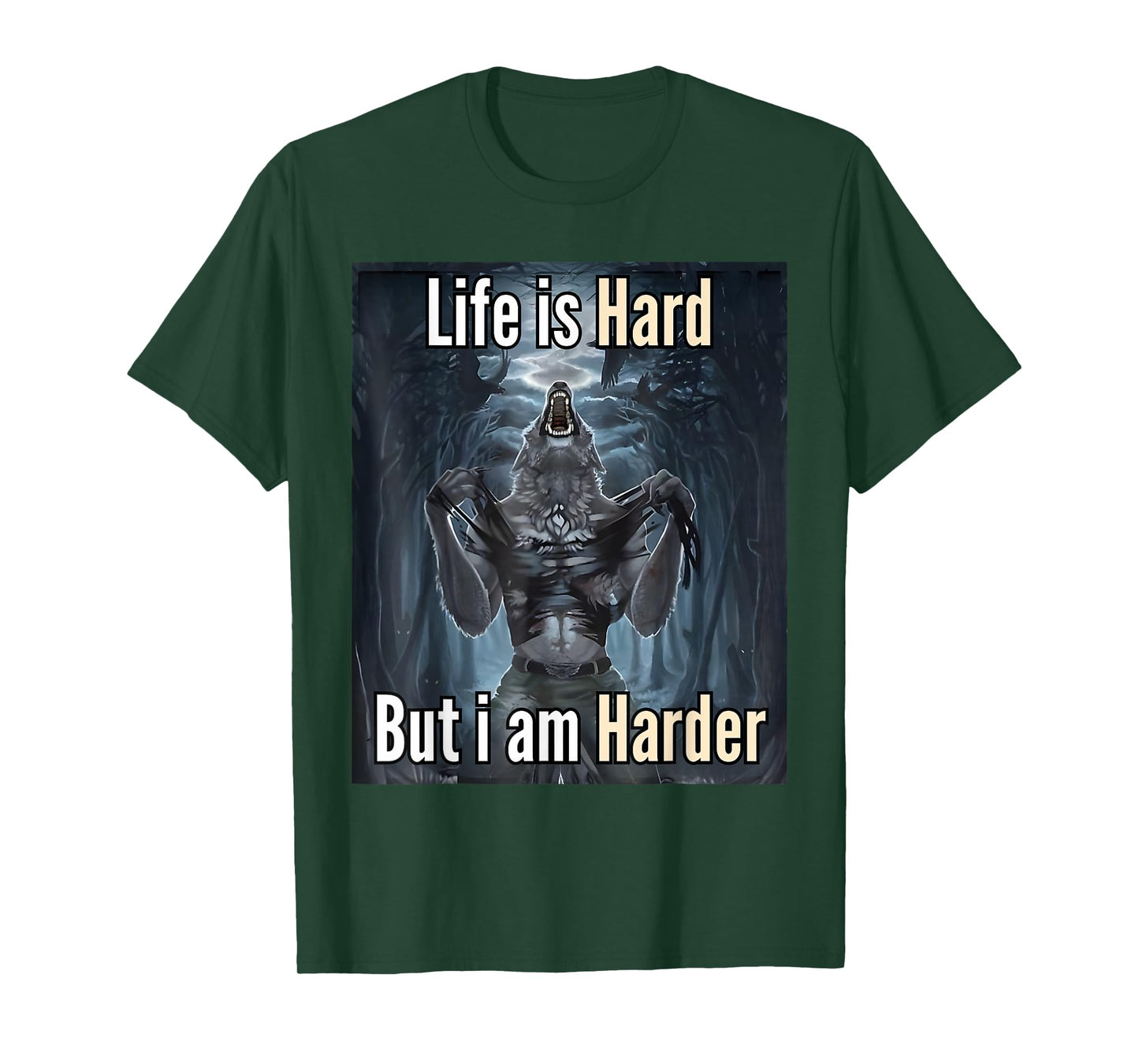 Life is Hard but I'm Harder Meme T-Shirt