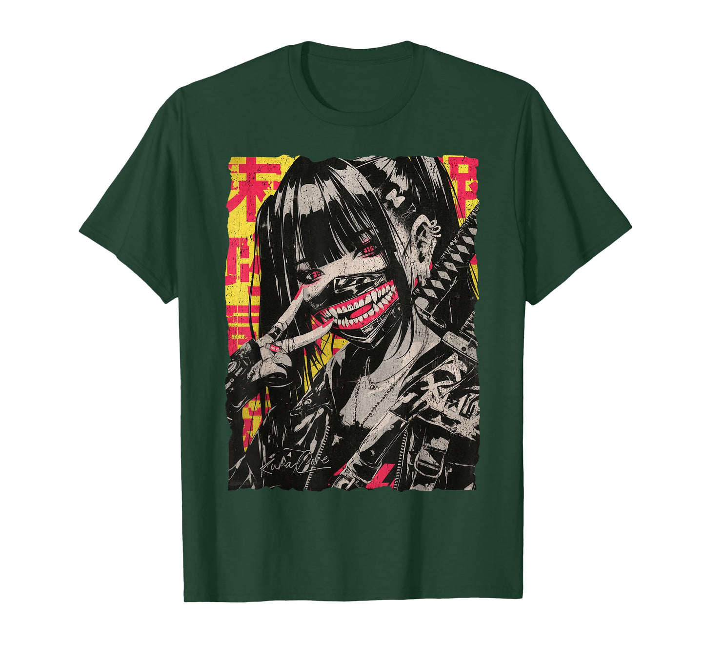 Japan Streetwear Cyberpunk Y2K Hip Hop Techwear Manga Anime T-Shirt