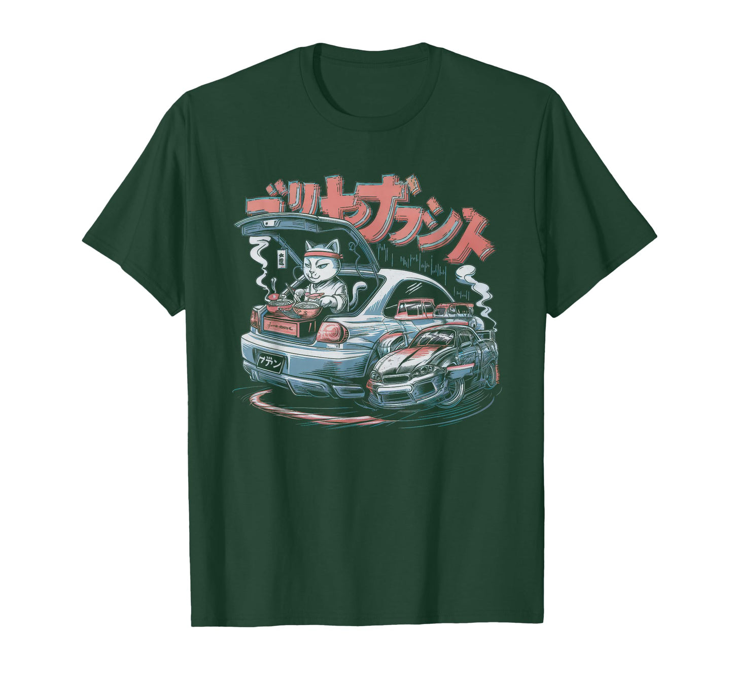 Japanese Car Tshirt Men JDM Japan Street Racing Streetwear T-Shirt