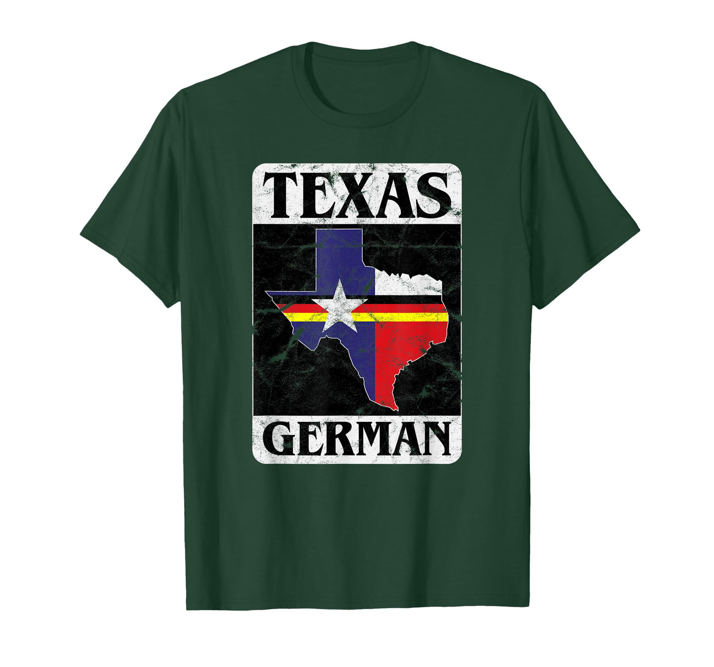 Texas German Flag Homecoming Design T-Shirt