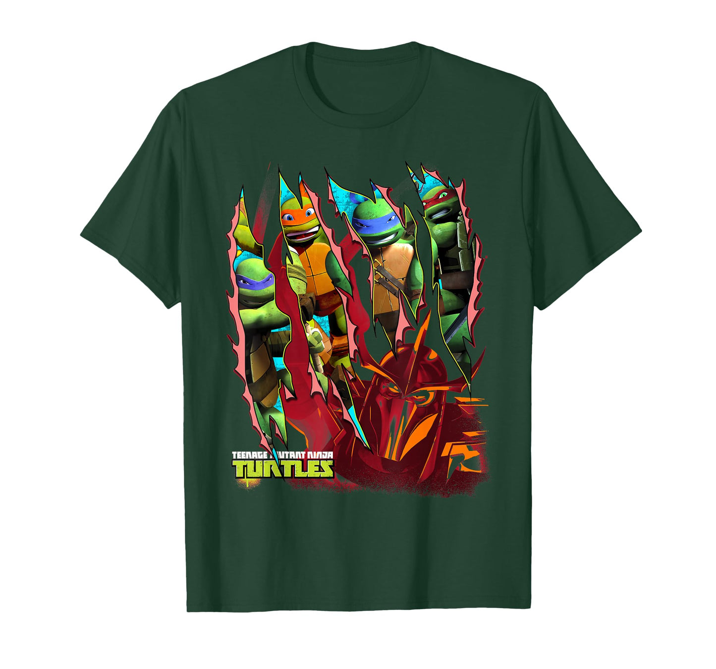 Teenage Mutant Ninja Turtles Shredder Slash T-Shirt T-Shirt