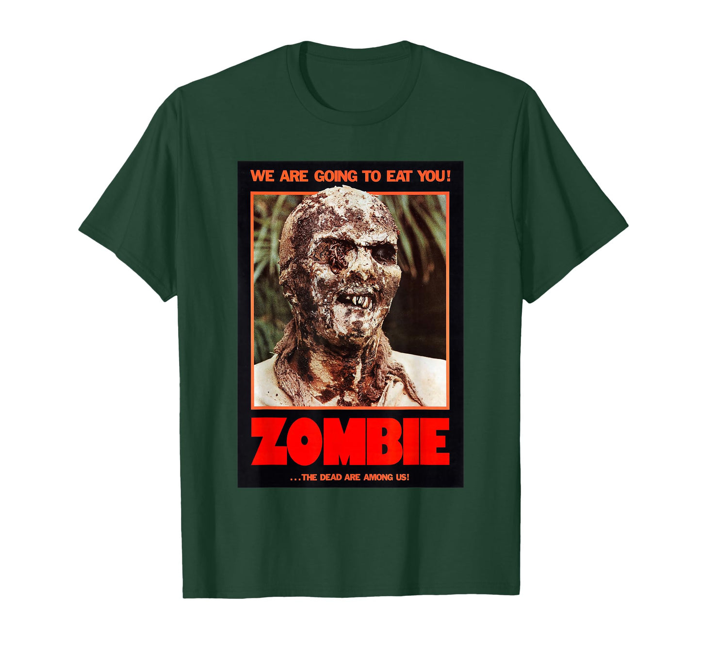 Zombie T-Shirt Funny B Horror Movie Poster T-Shirt