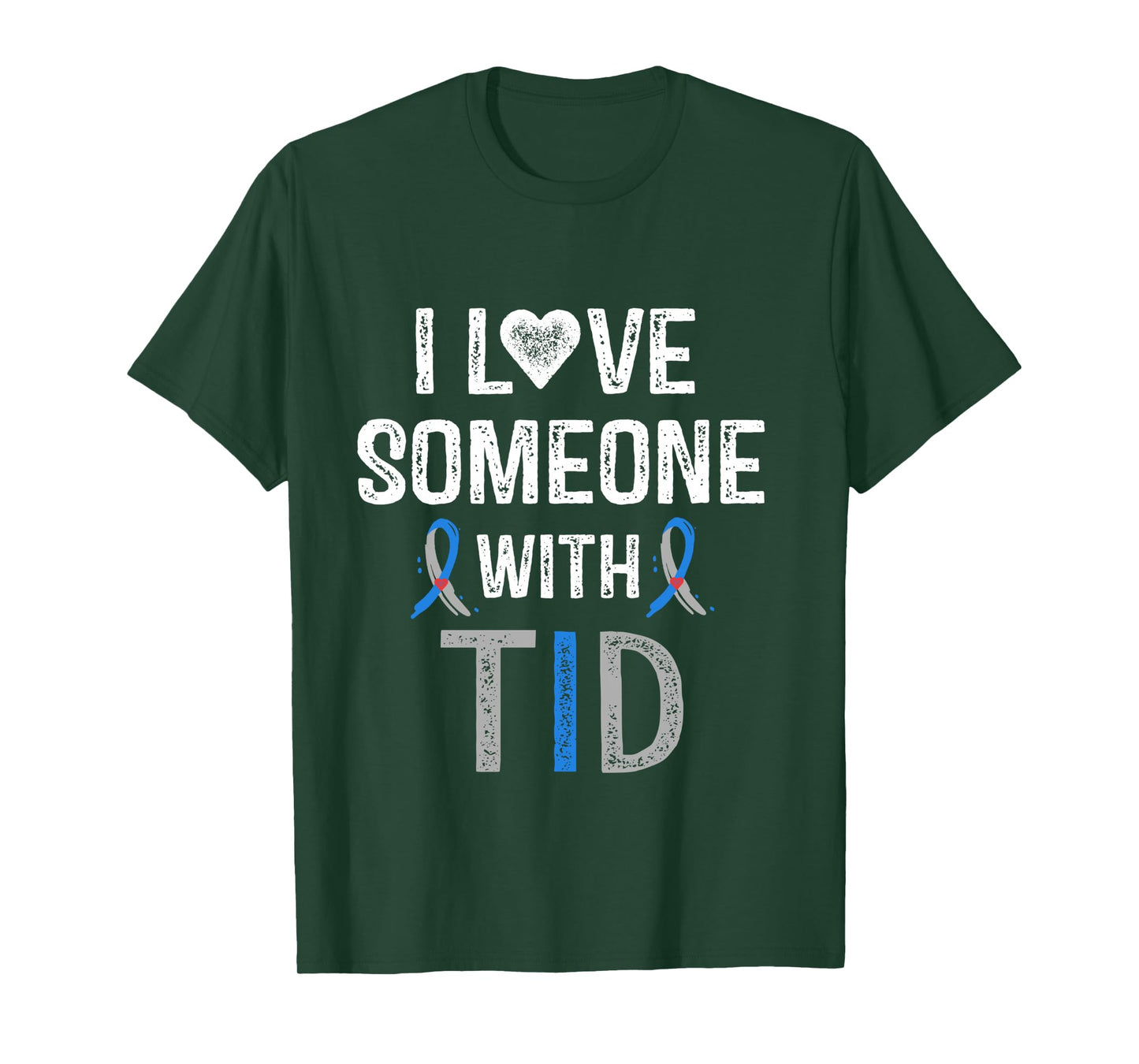I Love Someone With T1D Shirt Type 1 Diabetes Awareness Gift Long Sleeve T-Shirt