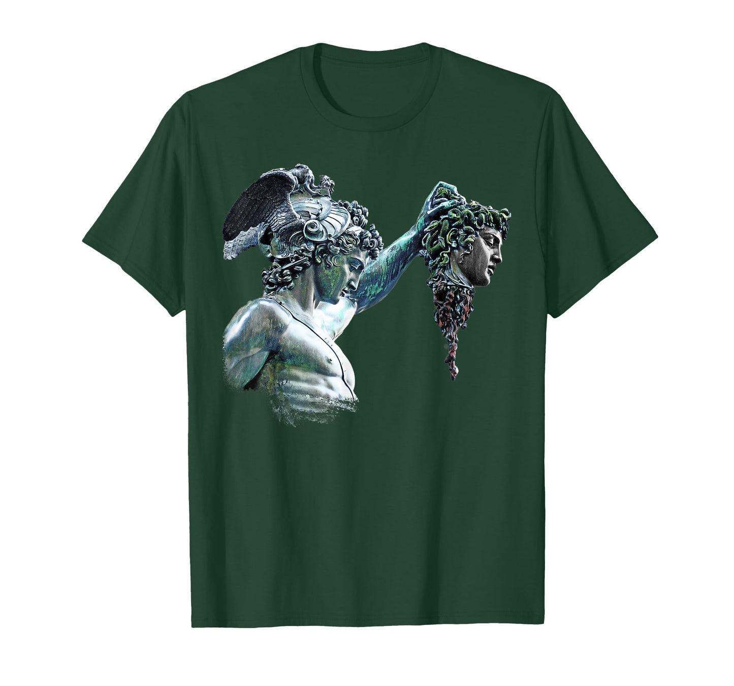 Perseus and Medusa Statue T-Shirt