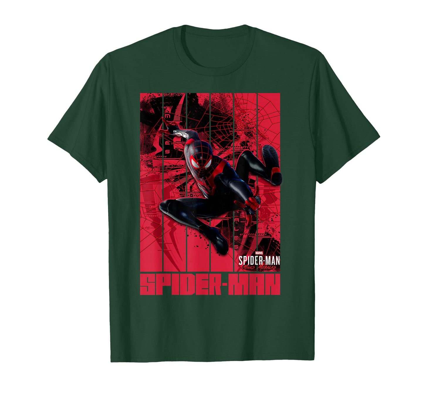 Marvel Spider-Man: Miles Morales Panels T-Shirt
