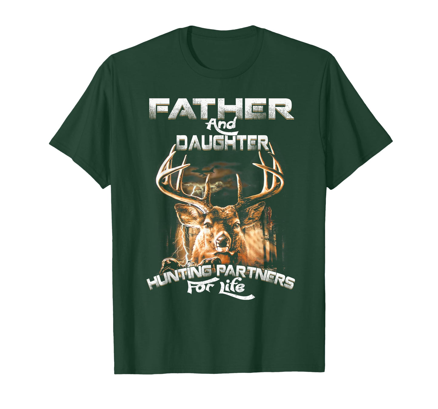 Father And Daughter Hunting Partners For Life Father's Day T-Shirt