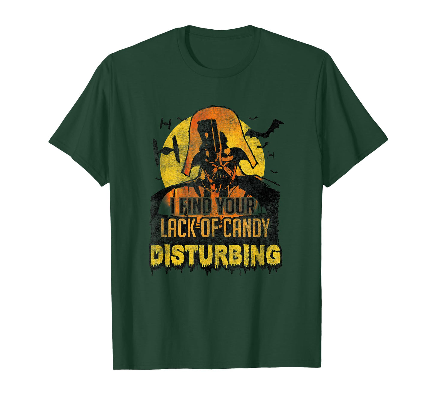 Star Wars Halloween Your Lack Of Candy Is Disturbing Retro T-Shirt