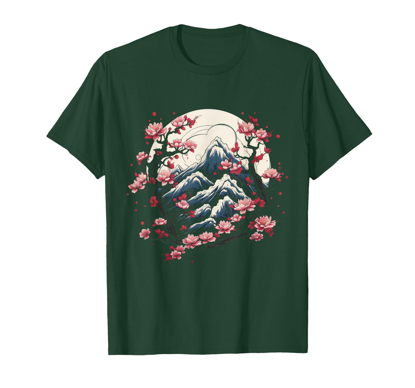 Elegant Sakura Cherry Tree Blossom Japanese Spring T-Shirt