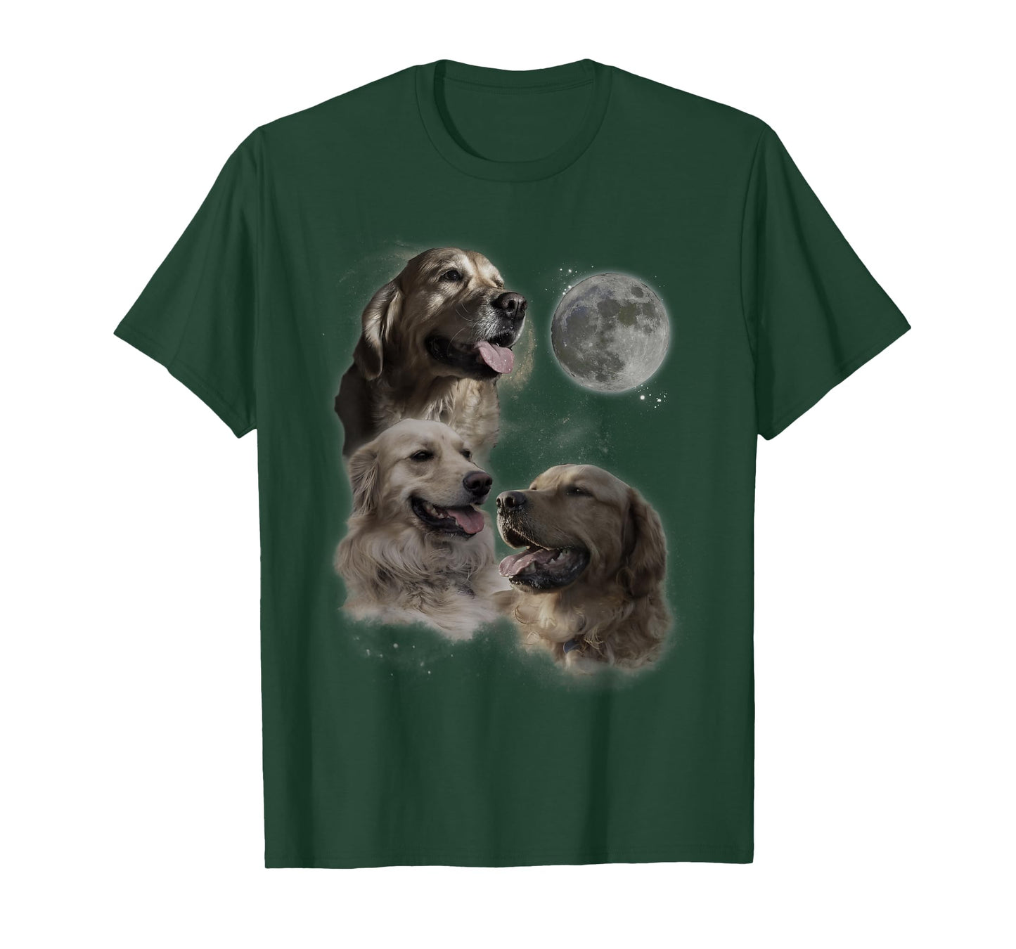 Howling at the Moon Shirt - Funny Golden Retriever T-Shirt