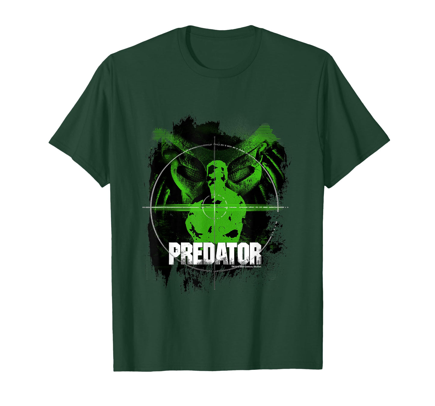 Predator Dutch Alien Hunter Pointer Silhouette Retro Poster T-Shirt