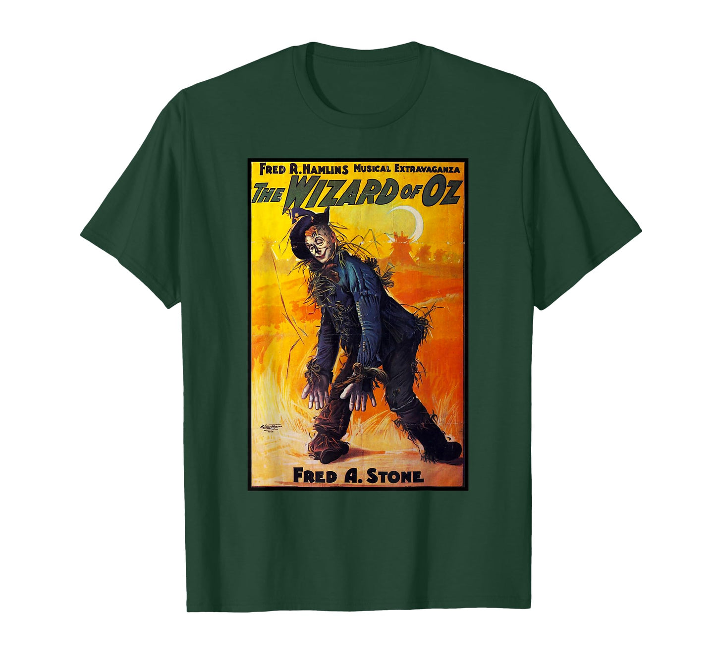 Vintage Wizard of OZ Scarecrow shirt Art-Wizard of OZ poster T-Shirt