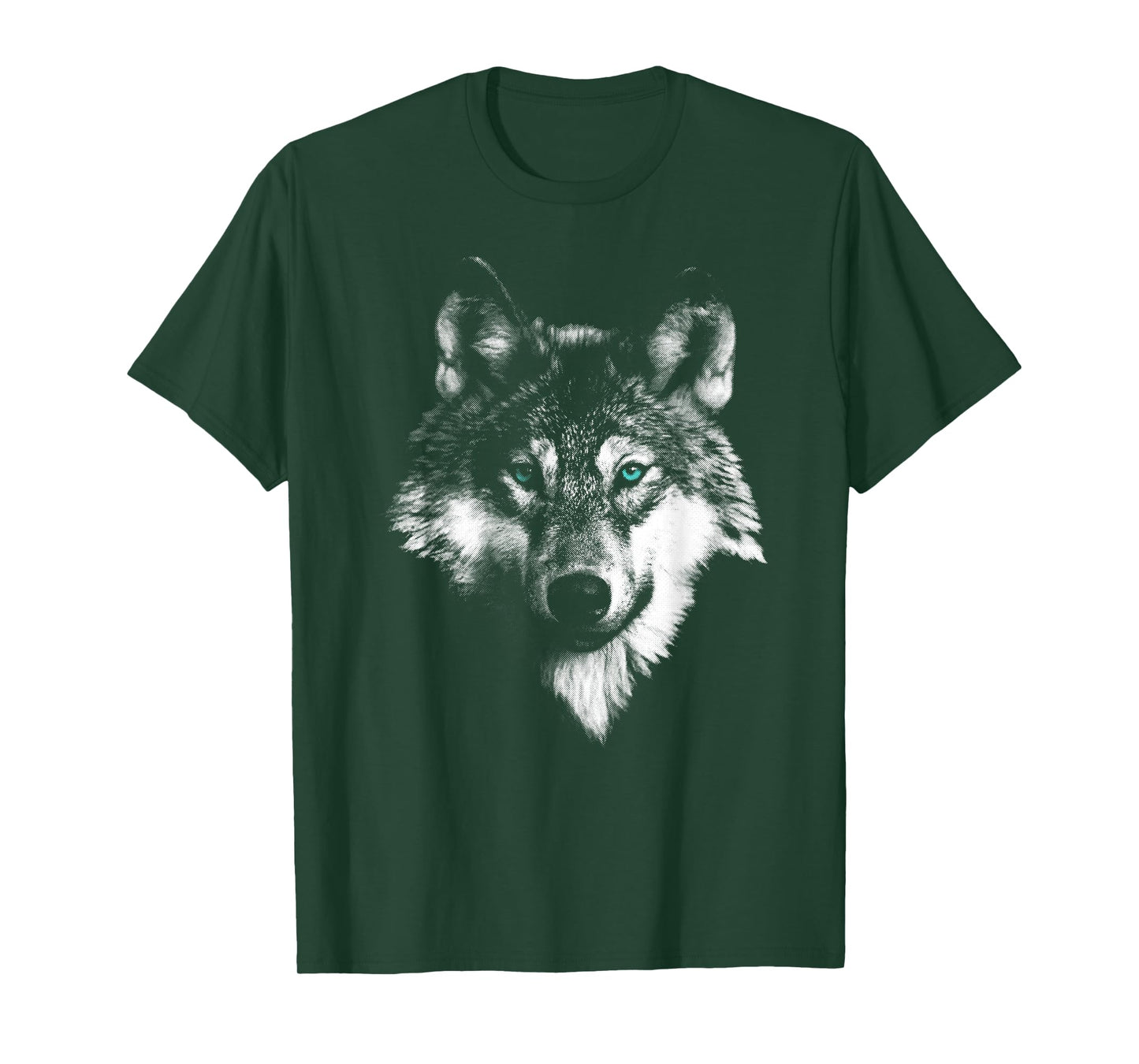 White Wolf with Blue Eyes T-Shirt