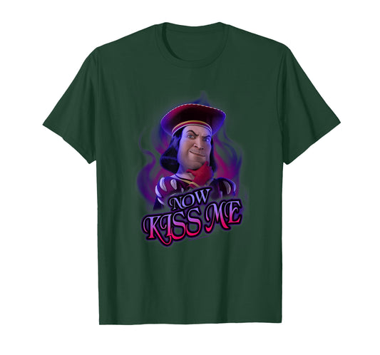 Shrek Farquaad Now Kiss Me Centered T-Shirt