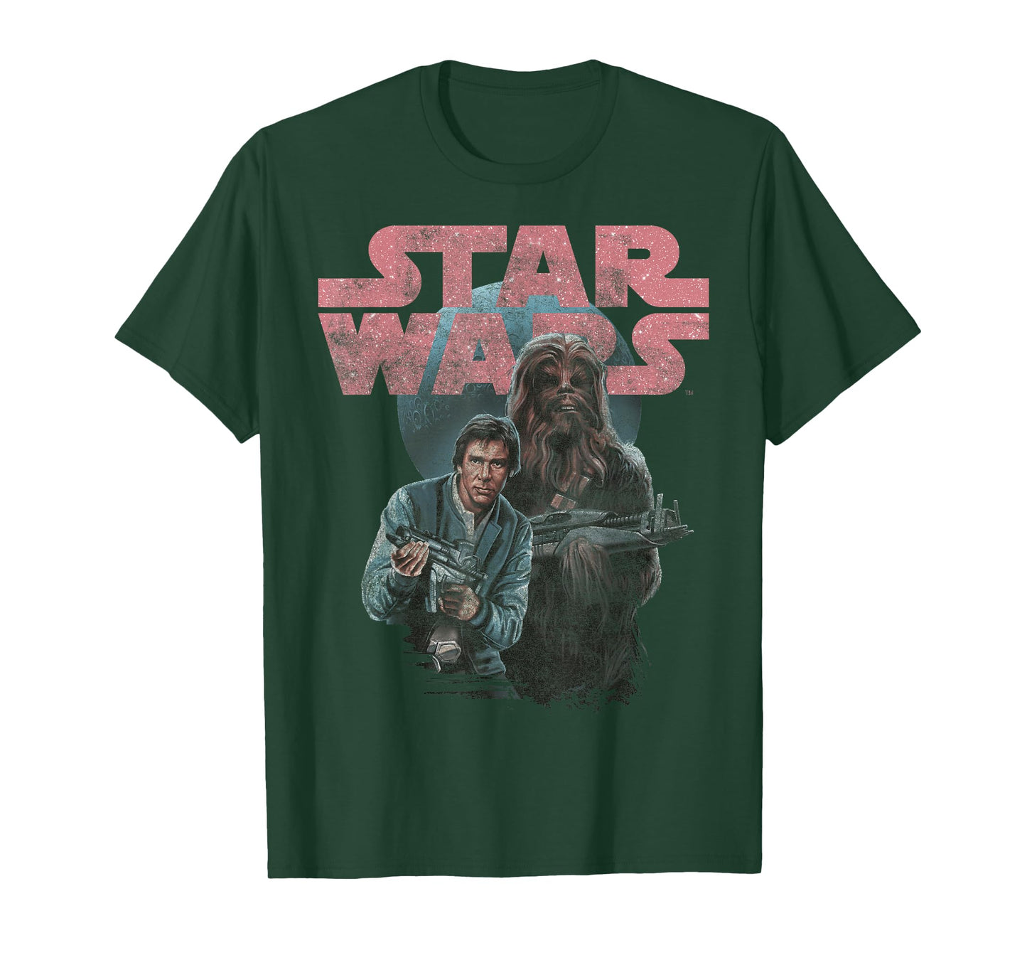 Star Wars Han And Chewie Vintage Poster T-Shirt