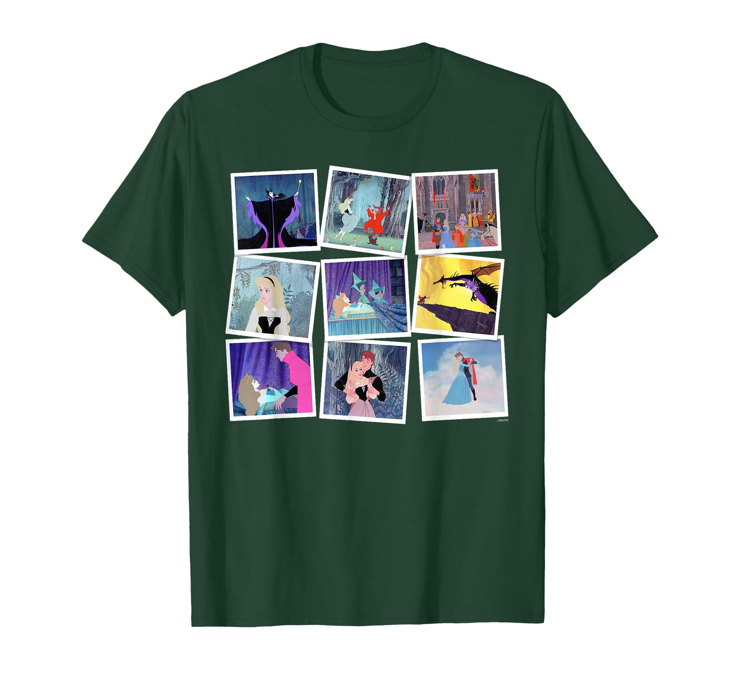 Disney Princess Aurora Sleeping Beauty Famous Movie Frames T-Shirt