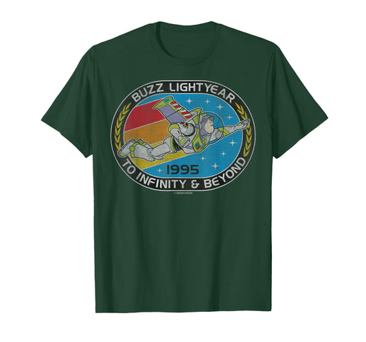 Disney Pixar Toy Story Buzz Lightyear to Infinity Badge T-Shirt