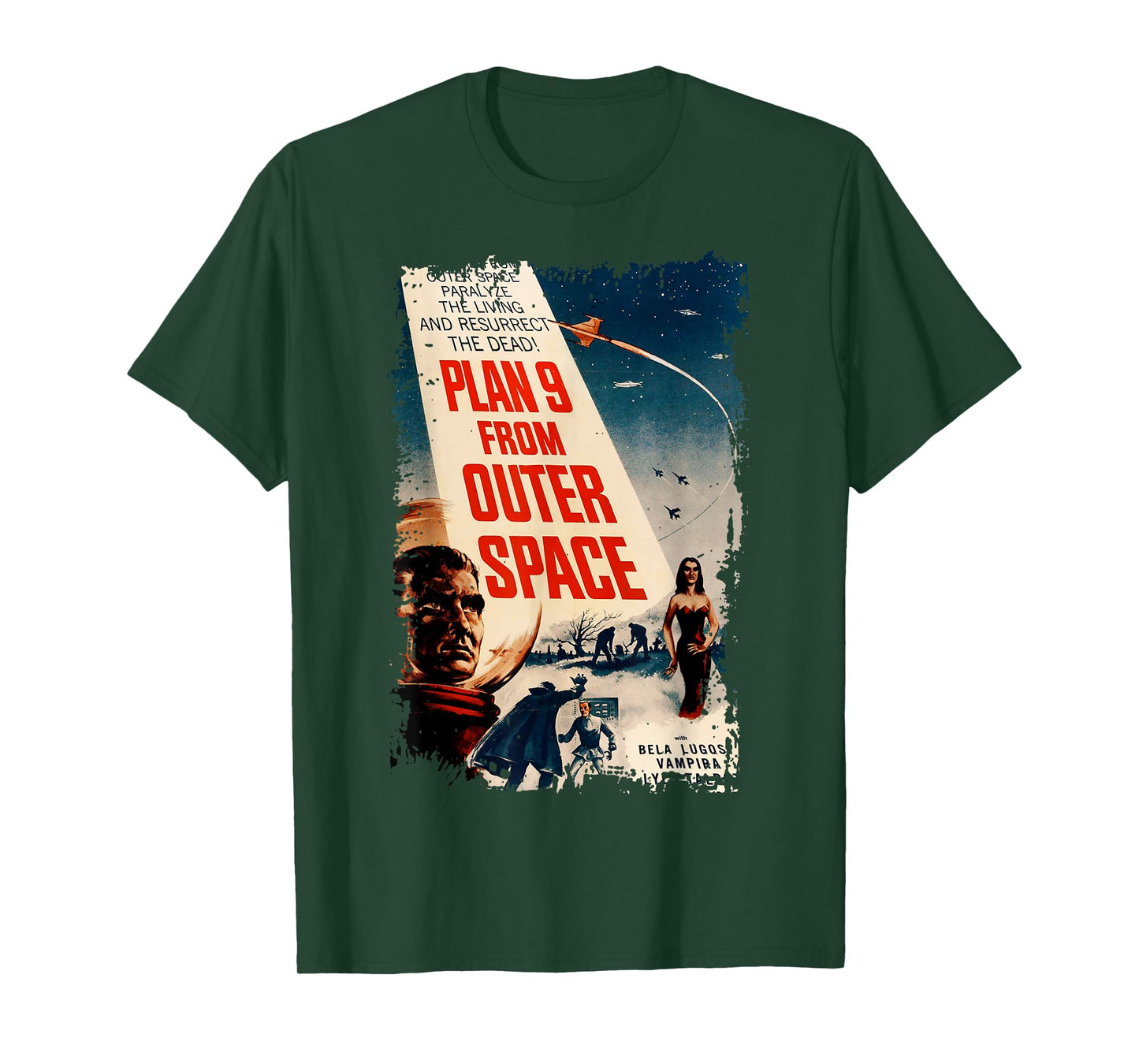 Plan 9 From Outer Space Vintage Sci Fi T-Shirt T-Shirt