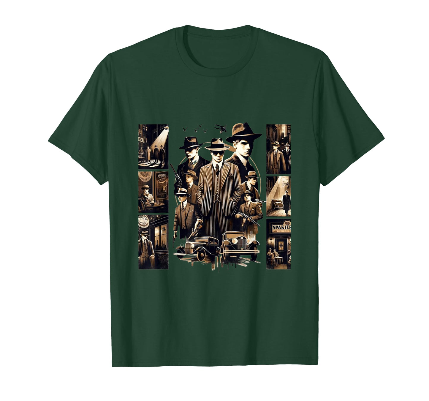 Gangsters Speakeasys 1920's Prohibition era T-Shirt