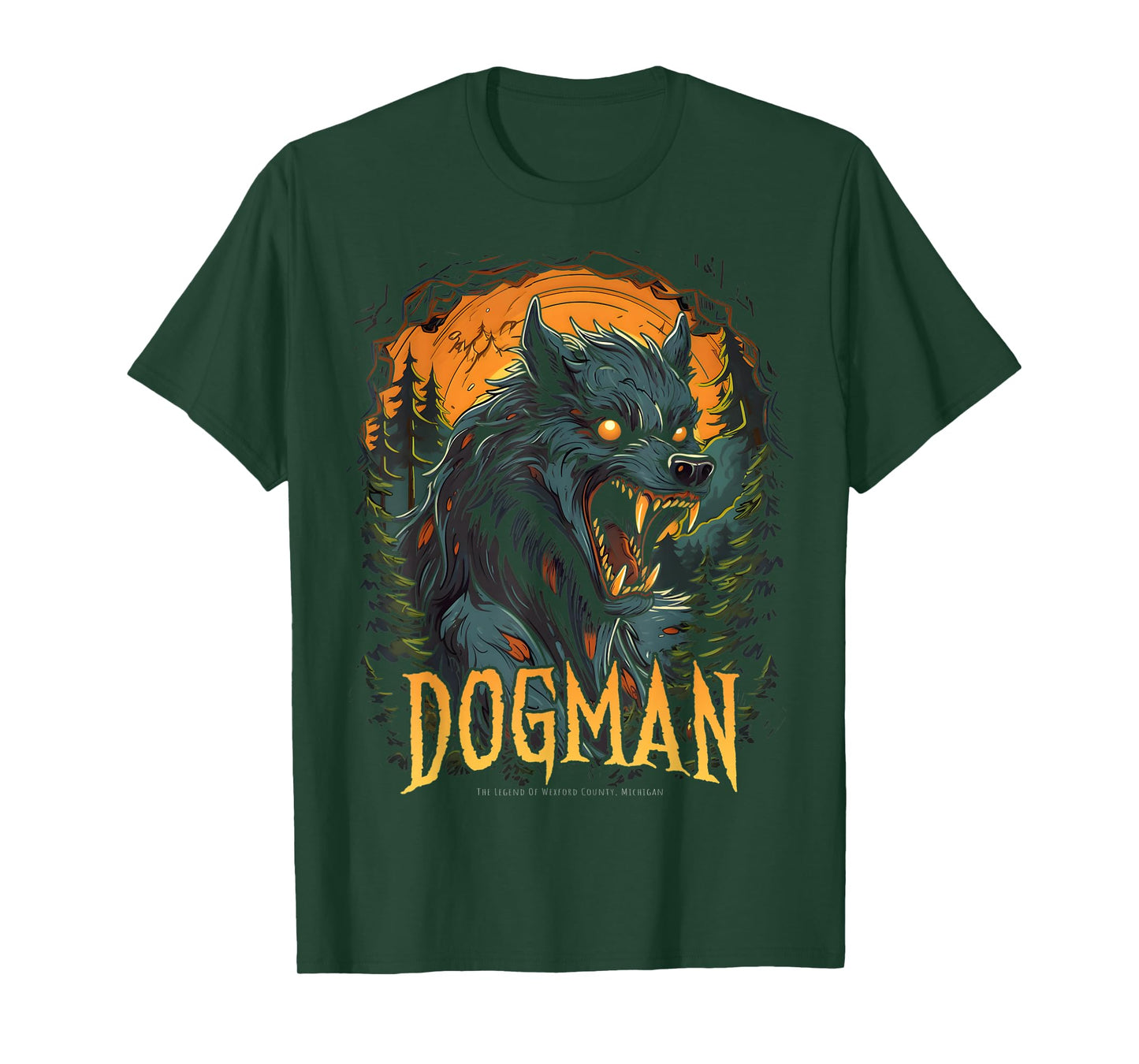 Dogman The Legend Cryptid Creature Werewolf Cryptozoology T-Shirt
