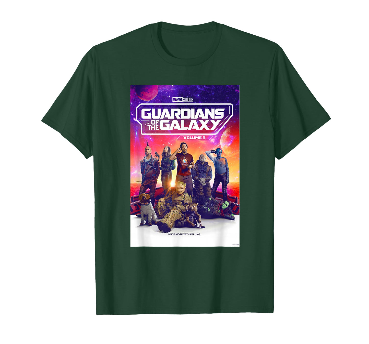Marvel Guardians of The Galaxy Volume 3 Movie Poster T-Shirt