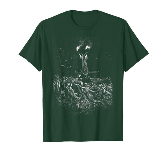 Gustave Dore Witches Dance to Sabbat Witch Dance Black Metal T-Shirt