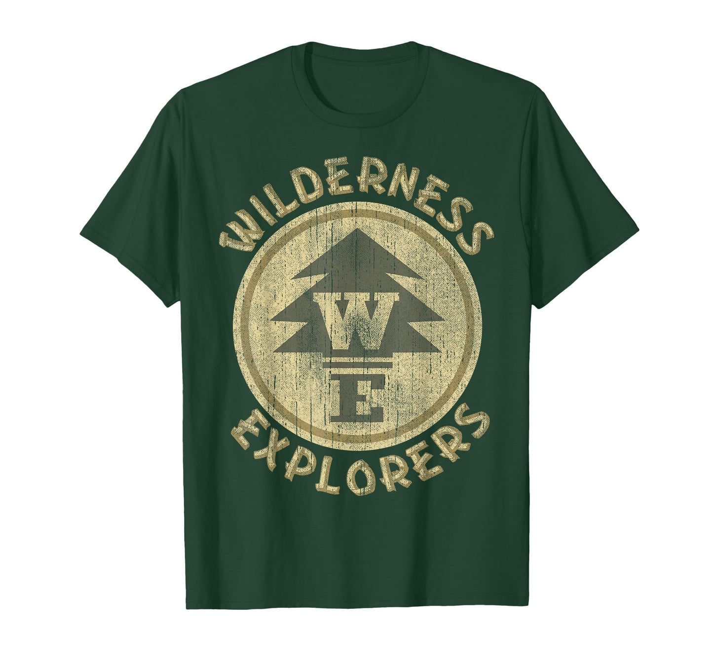 Disney Pixar Up Distressed Wilderness Explorer Emblem T-Shirt