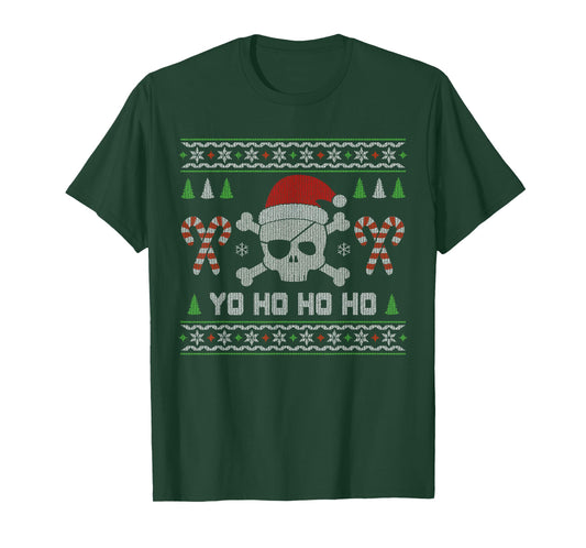 Funny Santa Pirate t-shirt | Classic Tacky Christmas tee T-Shirt
