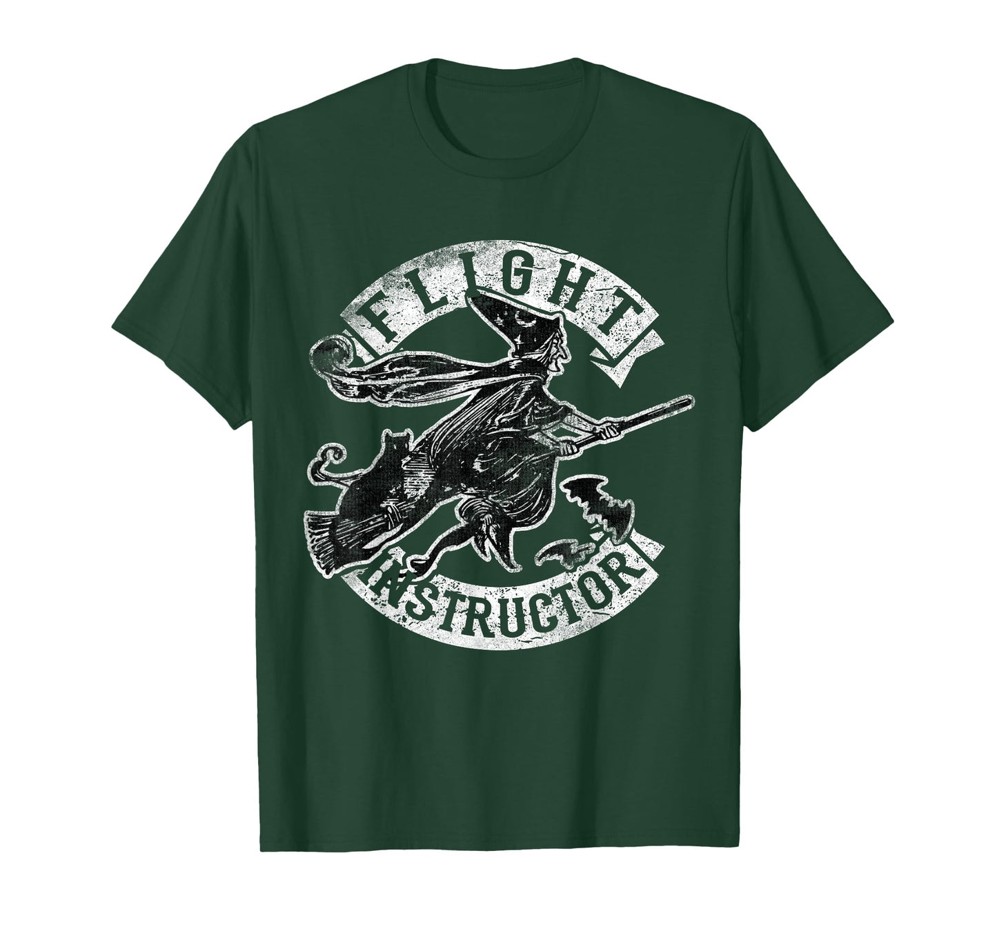 Flight Instructor Funny Halloween Witch T-Shirt Costume Gift T-Shirt
