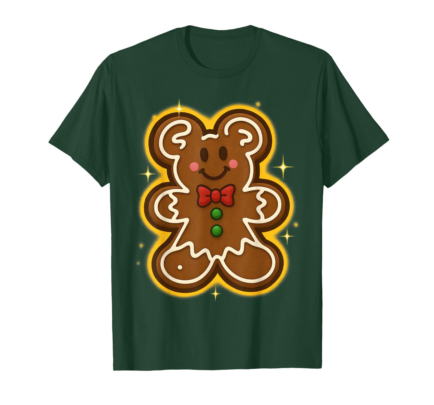 Adorable Cute Gingerbread Mouse Cookie Christmas Baking Love T-Shirt
