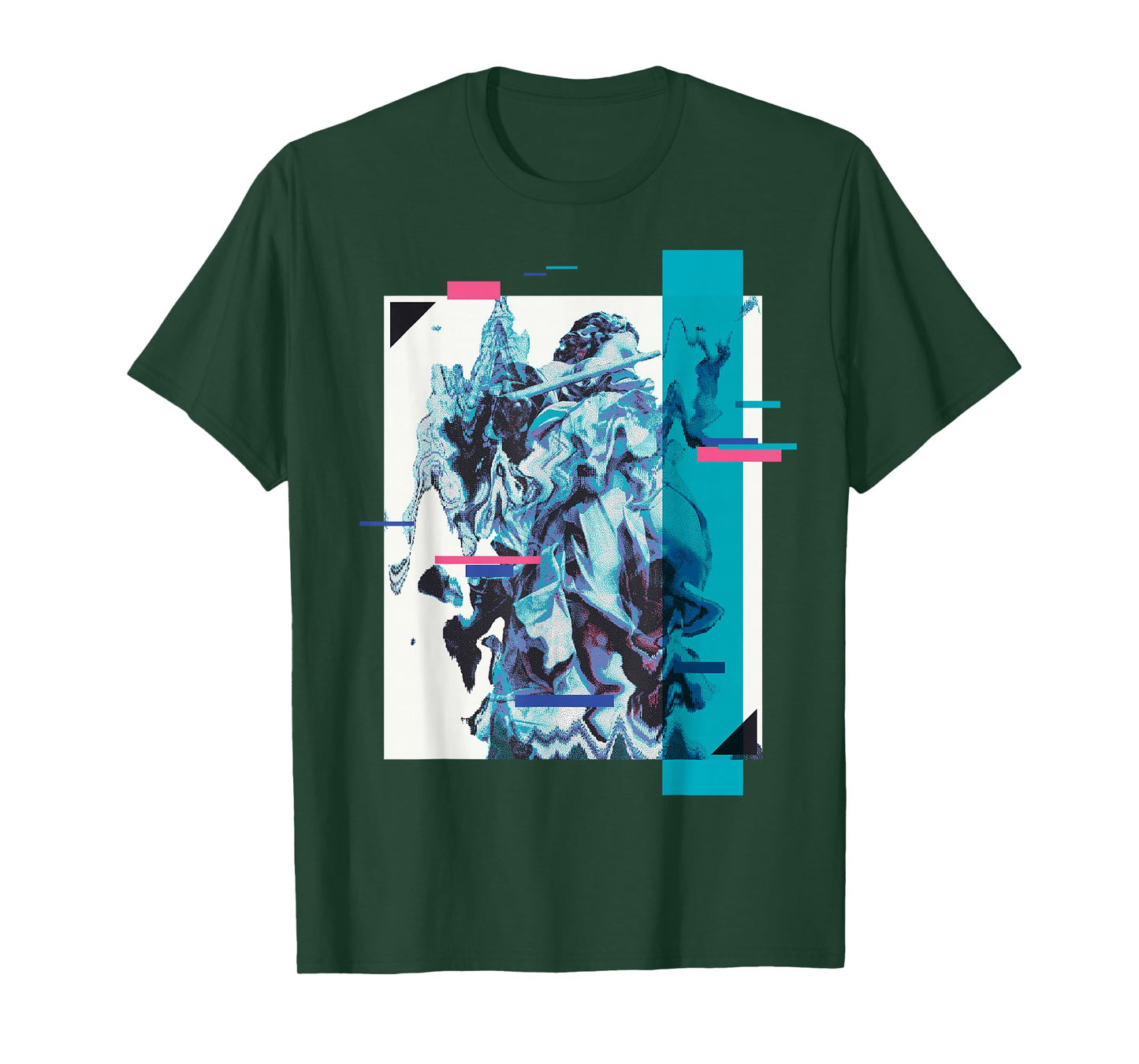 Vaporwave Aesthetic Retro 80s 90s Statue Japanese Glitch Art T-Shirt