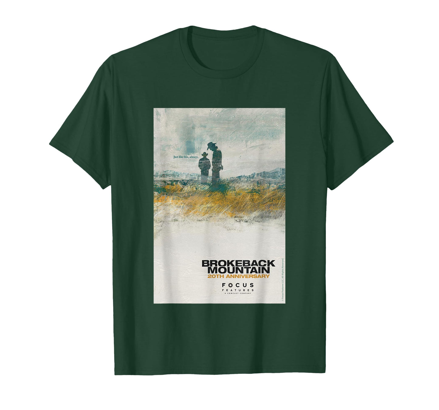 Brokeback Mountain 20th Anniversary Just Like This T-Shirt