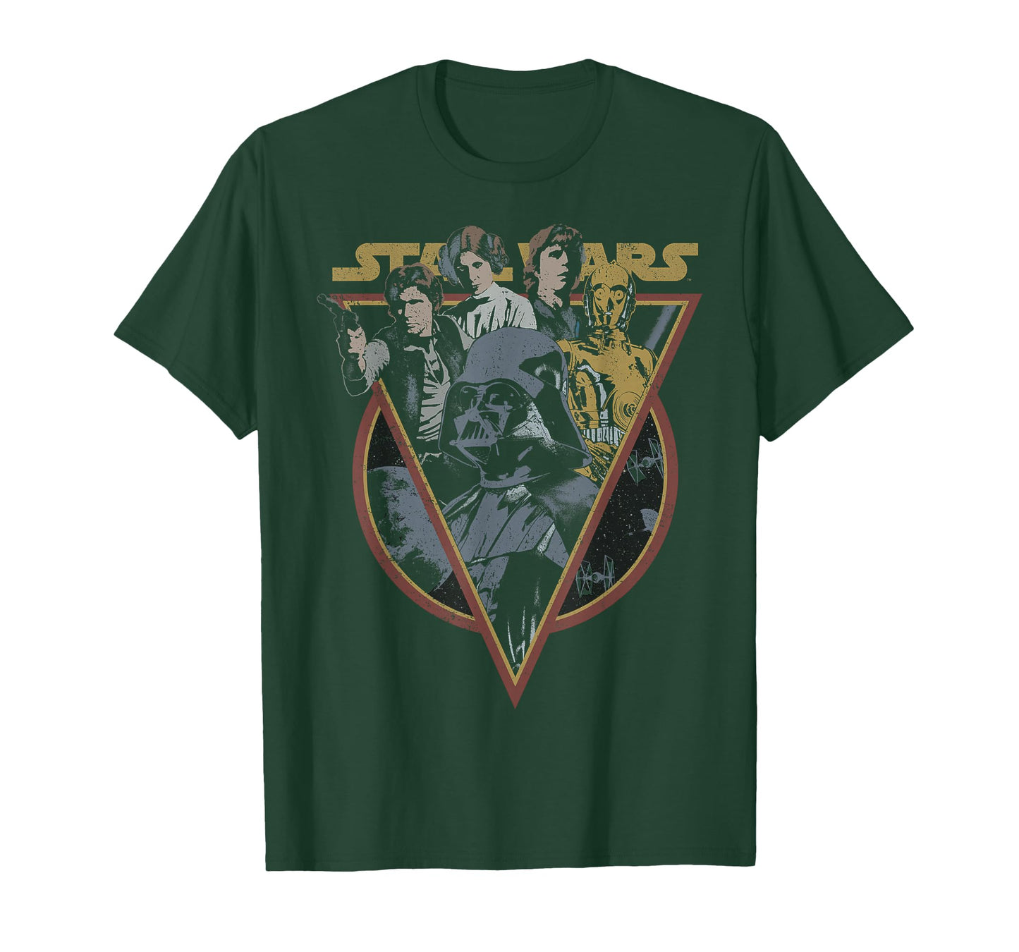 Star Wars Retro Characters Vintage Style T-Shirt T-Shirt