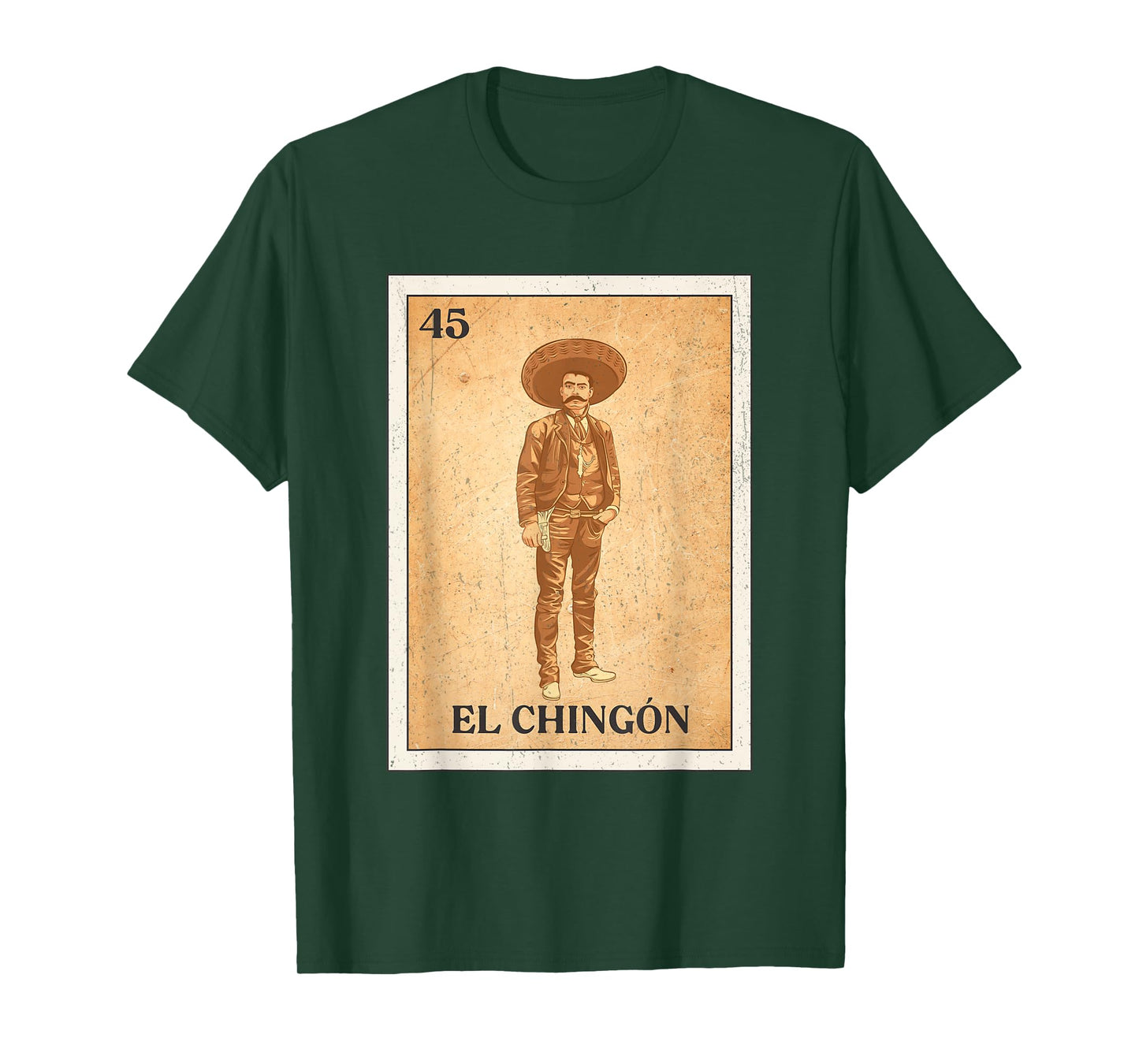 EL CHINGÓN. Zapata Mexican Bingo Version T-Shirt