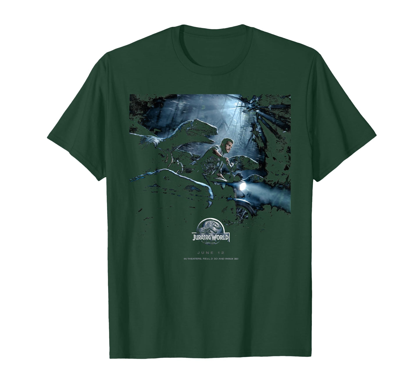 Jurassic World Owen Raptors Poster T-Shirt