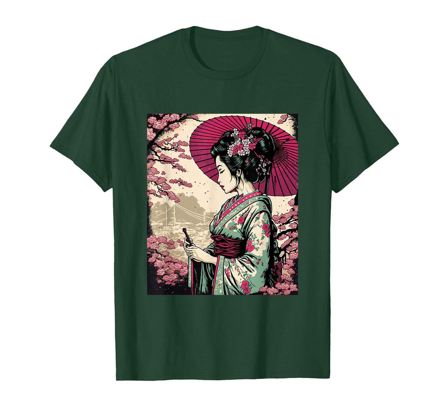 Classic Portrait Geisha T-Shirt