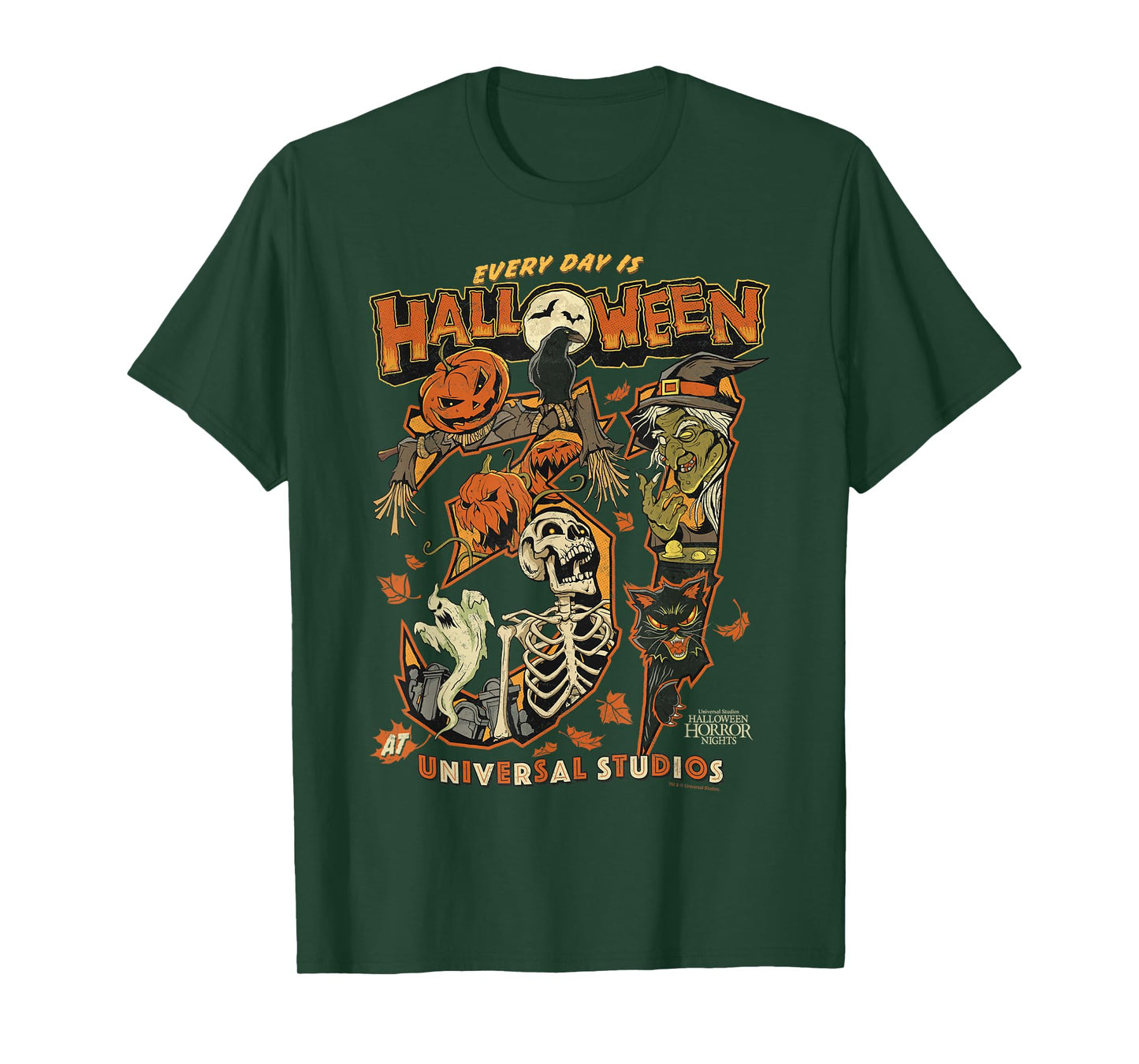 Halloween Horror Nights HHN Every Day is Halloween T-Shirt
