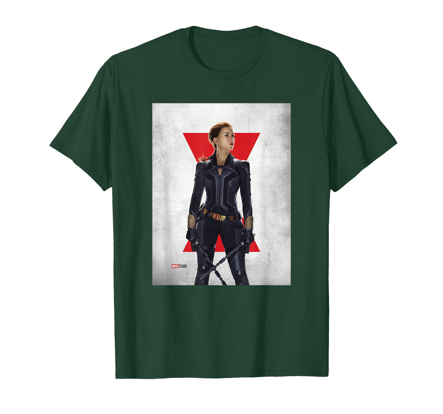 Marvel Black Widow Natasha Romanoff Movie Poster T-Shirt