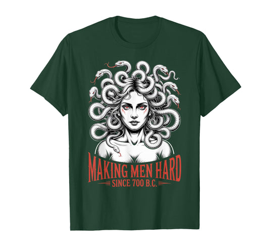 Making Men Hard Greek Mythology Goddess Female Medusa T-Shirt