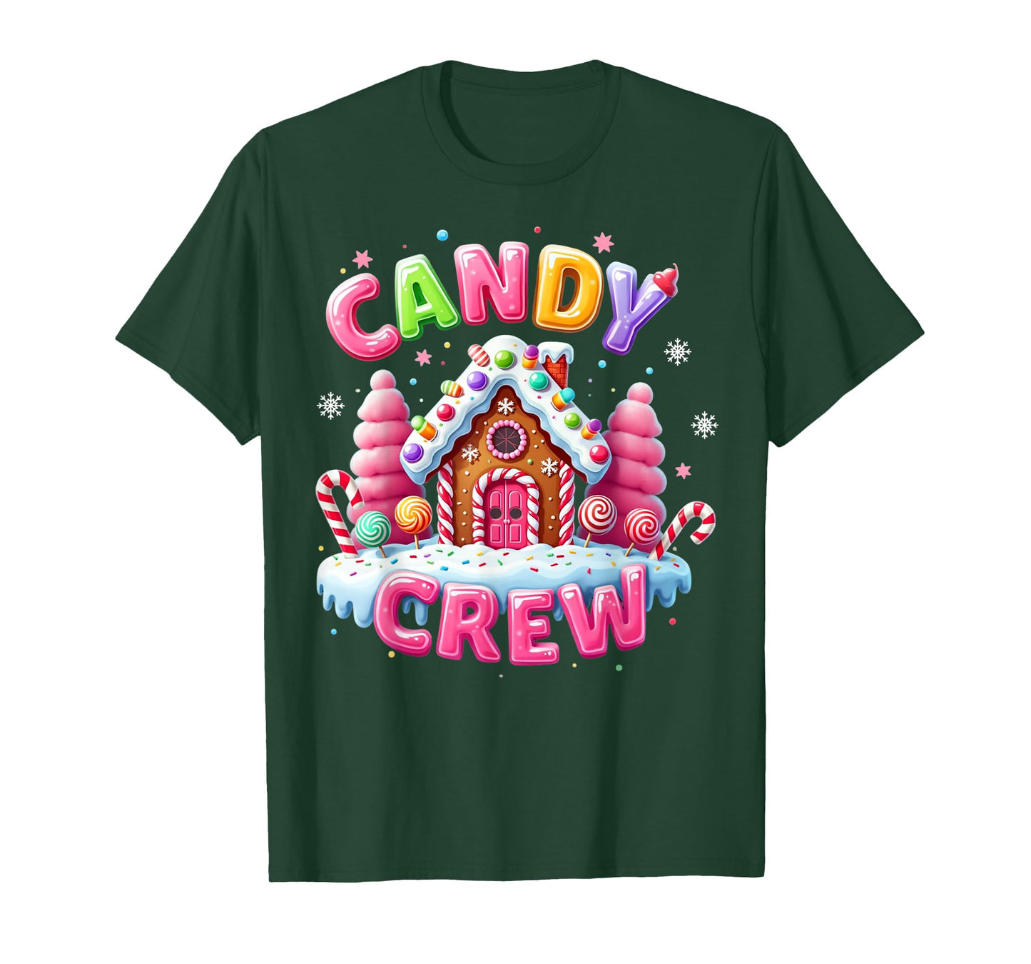 Candy Land Candy Crew Decorations Sweetie Candy Squad Xmas T-Shirt