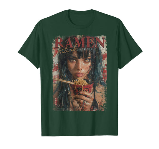 Japanese Ramen Noodles Otaku Y2K Fashion Kawaii Manga Anime T-Shirt