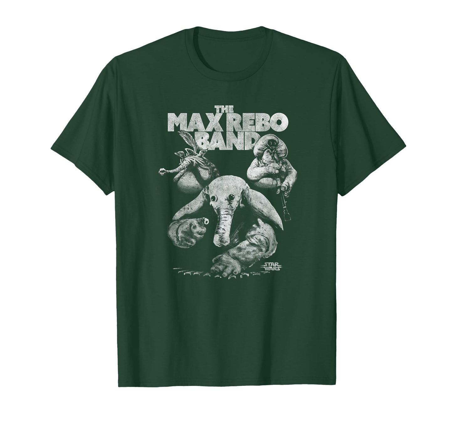 Star Wars The Max Rebo Band High Contrast Poster T-Shirt