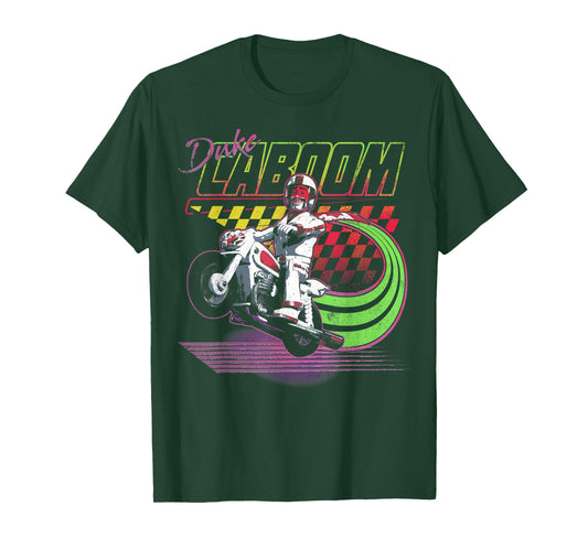 Disney Pixar Toy Story 4 Duke Caboom Neon Colors Poster T-Shirt