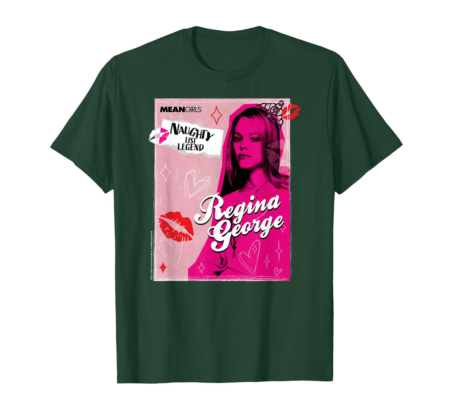 Mean Girls - Regina George Naughty List Legend T-Shirt
