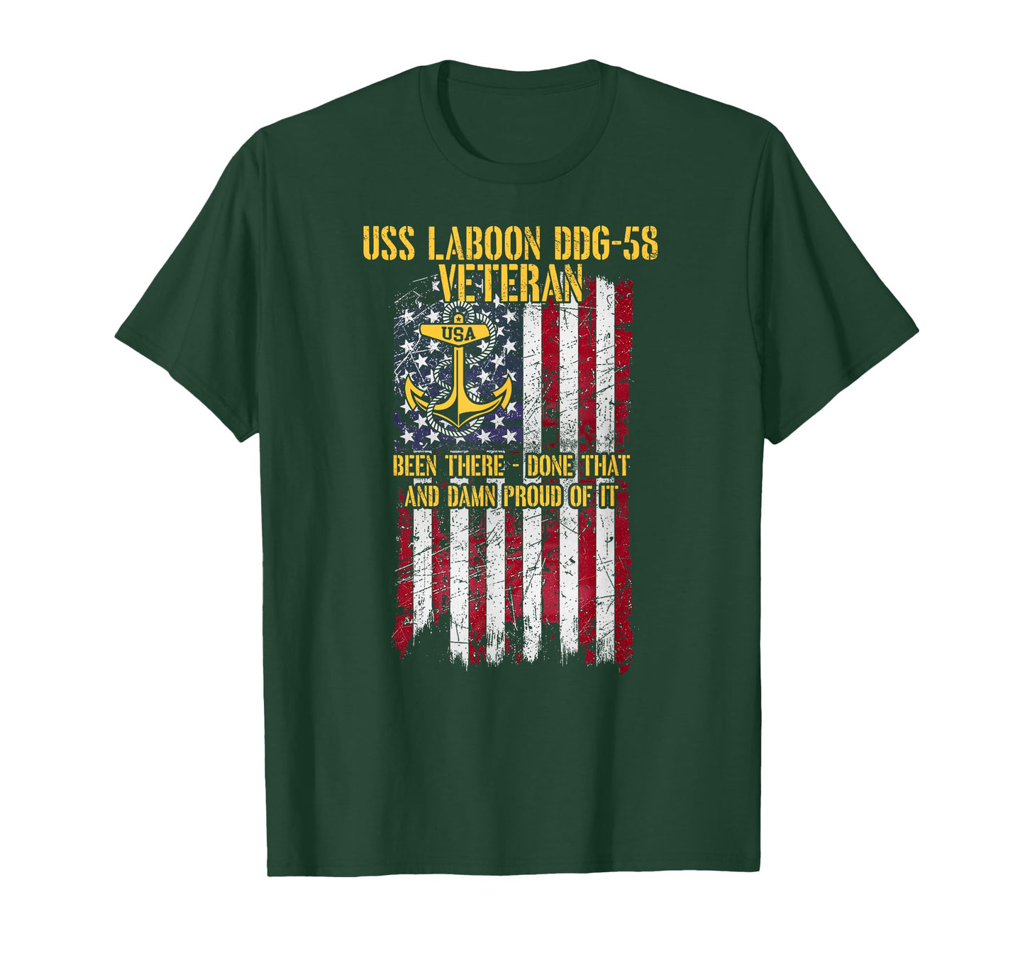 USS Laboon DDG-58 Destroyer Veteran T-Shirt