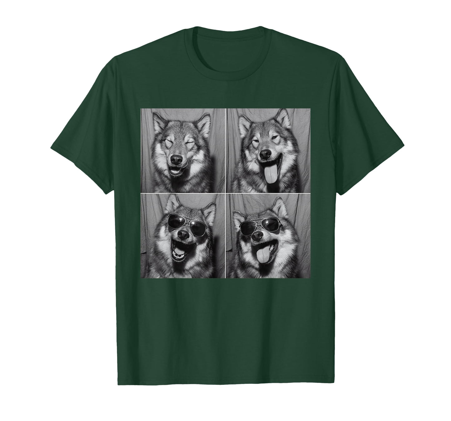Funny Wolf Sunglasses T-Shirt