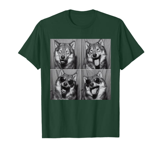 Funny Wolf Sunglasses T-Shirt