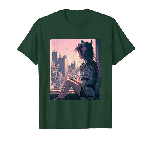 Anime Girl Waifu Tokyo T-Shirt