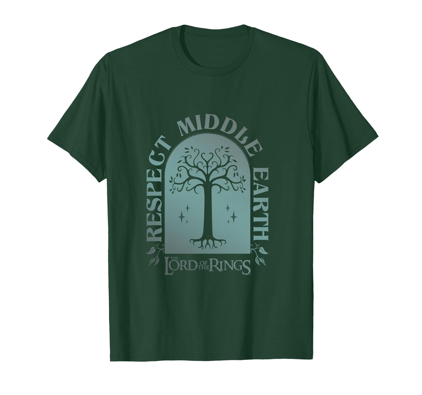 The Lord of the Rings Respect Middle Earth Tree Fantasy Long Sleeve T-Shirt