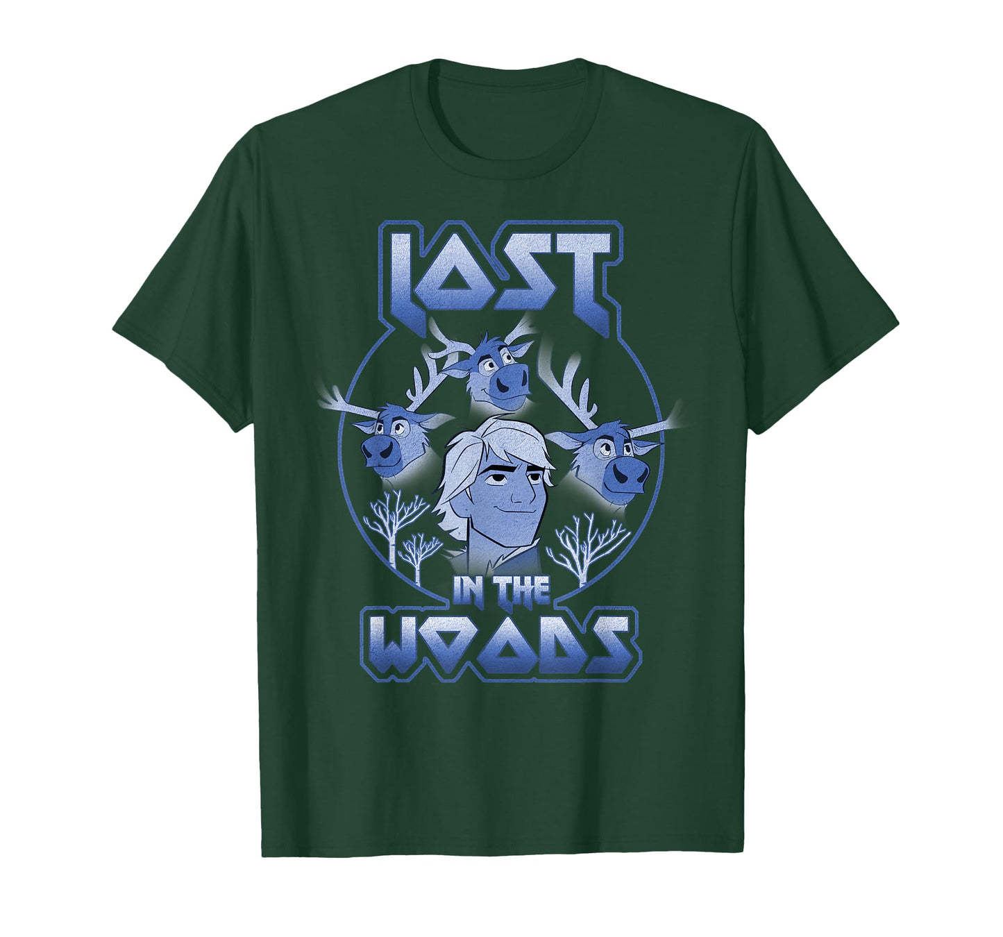 Disney Frozen 2 Kristoff & Sven Lost in The Woods T-Shirt