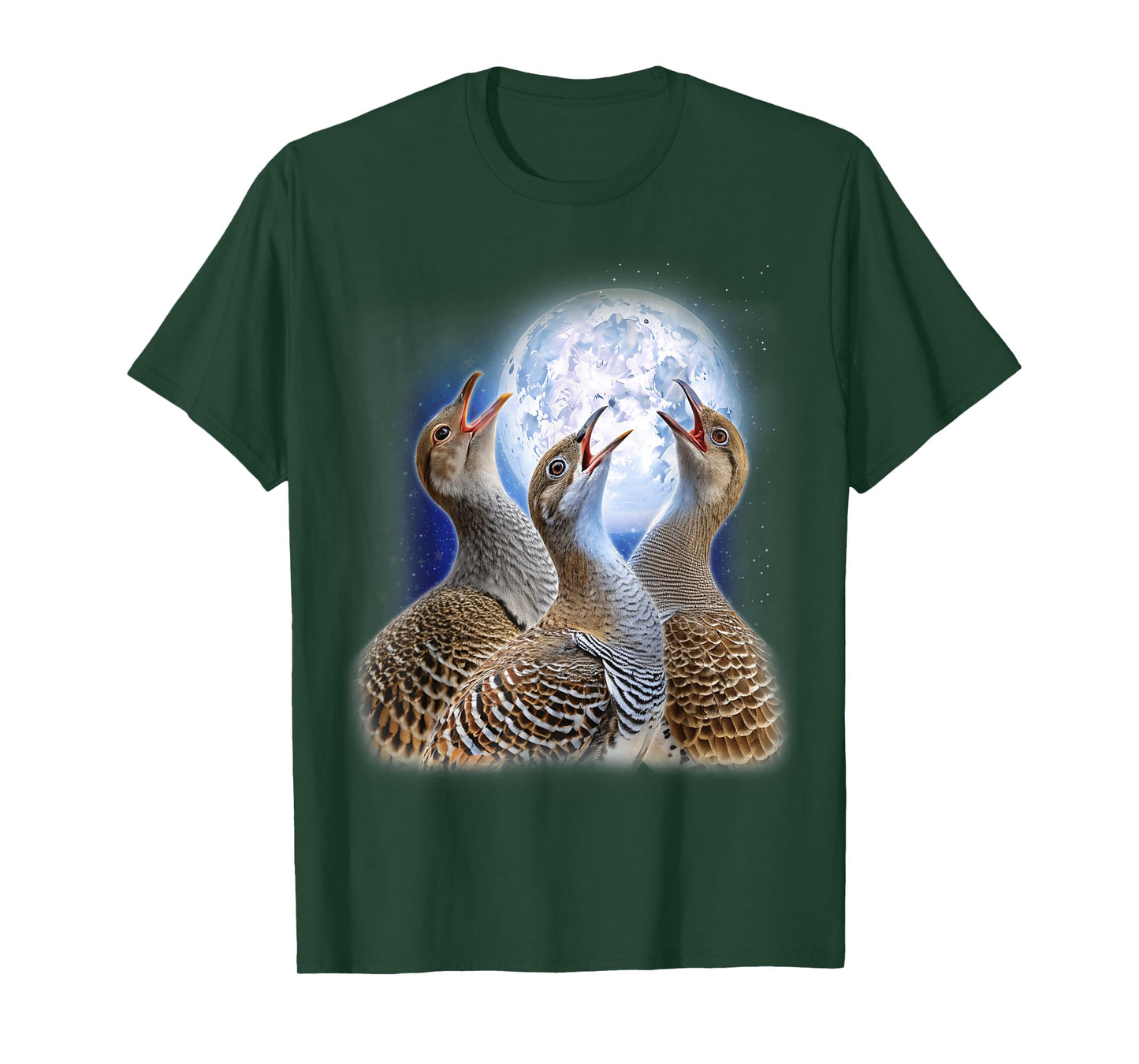 3 Malleefowl Howling At The Moon Funny Australian Bird Lover T-Shirt